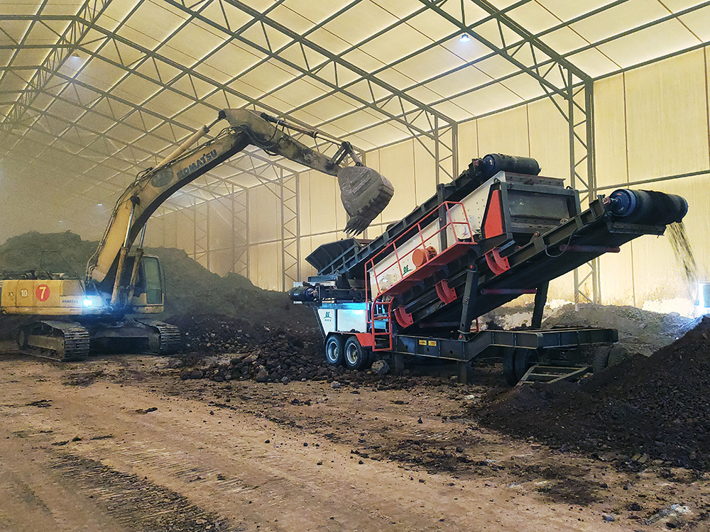 重慶某污染土壤篩分預處理項目